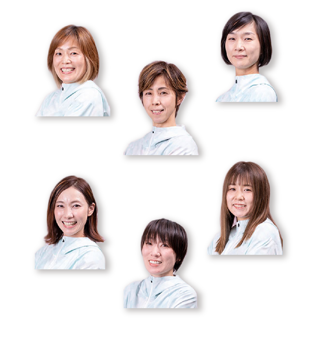 岩崎 芳美  海野 ゆかり  宇野 弥生  魚谷 香織  川野 芽唯  櫻本 あゆみ